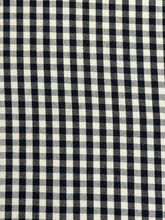 Carica l'immagine nel visualizzatore di Gallery, Sottopiatto tessuto Vichy - Nero