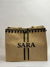 Carica l'immagine nel visualizzatore di Gallery, Bag - Juta Nera & Oro