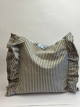 Carica l'immagine nel visualizzatore di Gallery, Bag - Maxi tote bag con frappa Blu