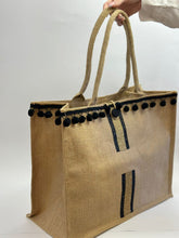 Carica l'immagine nel visualizzatore di Gallery, Bag - Juta Nera & Oro