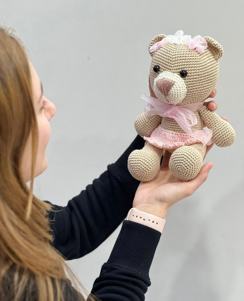 Le dolcezze del cuore Orsetto Amigurumi CHARLOTTE – PuntoLuce di
