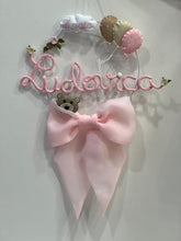 Carica l&#39;immagine nel visualizzatore di Gallery, Le dolcezze del cuore - Fiocco Nascita tricotin LUDOVICA

