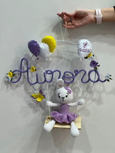 Carica l'immagine nel visualizzatore di Gallery, Le dolcezze del cuore - Fiocco Nascita tricotin AURORA