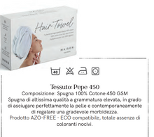 Carica l'immagine nel visualizzatore di Gallery, Maison Sucree - Turbante in spugna ORCHIDEA