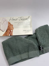 Carica l'immagine nel visualizzatore di Gallery, Maison Sucree - Turbante in spugna EUCALIPTO