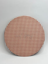 Carica l'immagine nel visualizzatore di Gallery, Sottopiatto tessuto Vichy - Rosa Antico