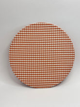 Carica l'immagine nel visualizzatore di Gallery, Sottopiatto tessuto Vichy - Arancione