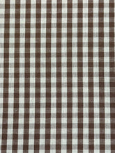 Carica l'immagine nel visualizzatore di Gallery, Sottopiatto tessuto Vichy - Marrone