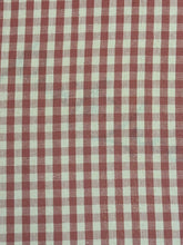 Carica l'immagine nel visualizzatore di Gallery, Sottopiatto tessuto Vichy - Rosa Antico