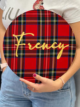 Carica l'immagine nel visualizzatore di Gallery, Sottopiatto in tessuto tartan