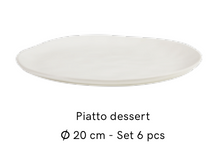 Carica l'immagine nel visualizzatore di Gallery, Maison Sucree - Servizio di piatti Marostica in Grés Porcellanato BIANCO