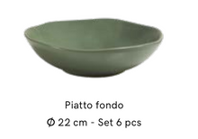 Carica l'immagine nel visualizzatore di Gallery, Maison Sucree - Servizio di piatti Marostica in Grés Porcellanato VERDE