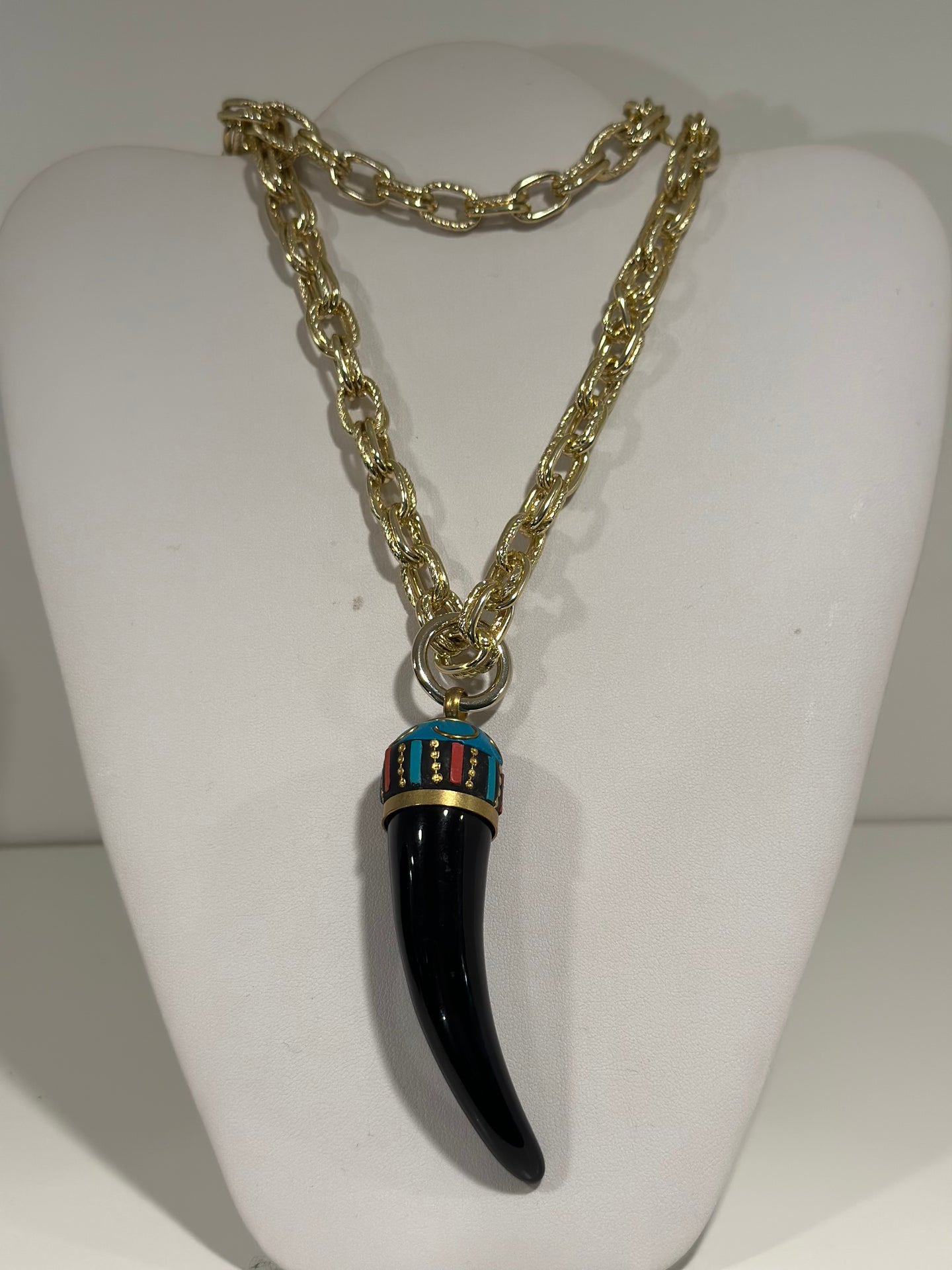 Collana Corno nero