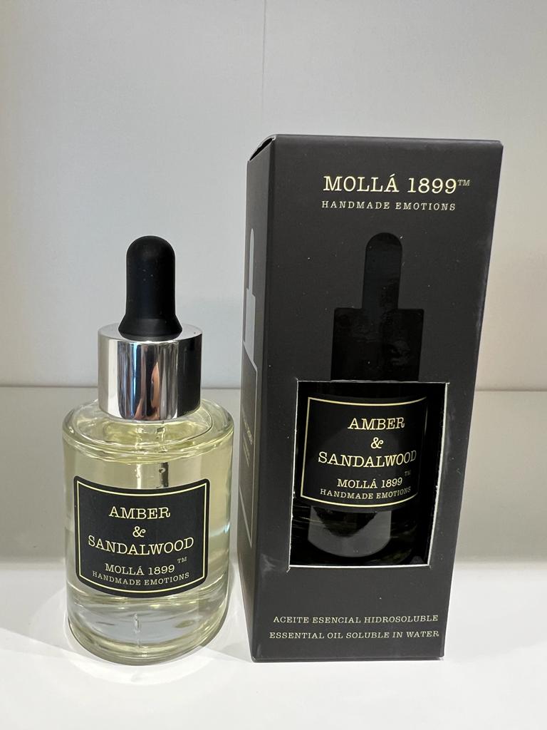 Cereria Mollà - fragranza idrosolubile AMBRA & SANDALO LEGNO 30ml