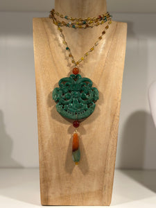 Collana Giada