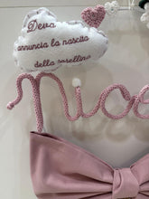 Carica l'immagine nel visualizzatore di Gallery, Le dolcezze del cuore - Fiocco Nascita tricotin NICOLE
