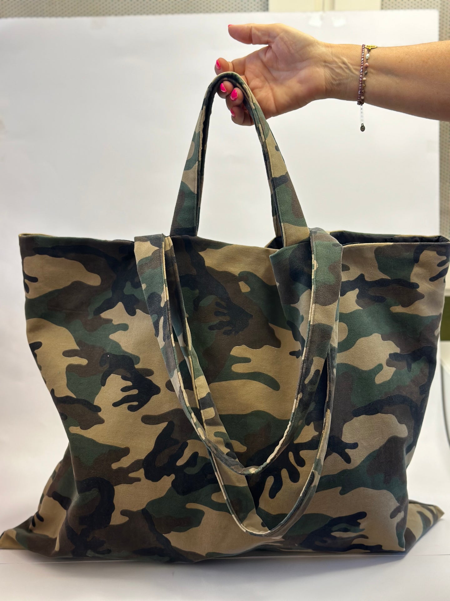 Bag - Maxi tote bag militare