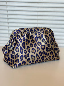 Pochette Clack- Animalier Blu
